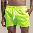 Swim Shorts - Elastic Waist - Quick Dry - Guys Swim Trunks - Men's Swimwear