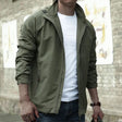 Windproof Jacket - Hooded - Zip-Up - Lightweight Jacket - Men's Casual Jackets