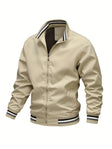 Bomber Jacket - Men's Windproof Lightweight Zip-Up Jacket