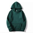 Hoodie - Warm Kangaroo Pocket Pullover Hoodie for Men and Women