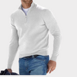 Quarter Zip Jumper - Long Sleeve - Half Zip - Polo Jumper - Men's Quarter Zip Sweaters