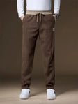 Corduroy Pants - Drawstring - Straight Leg - Sweatpants - Mens Joggers