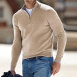 Quarter Zip Jumper | Long Sleeve | Pullover | Knitted Sweater | Men's Half Zip Sweater