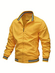 Bomber Jacket - Men's Windproof Lightweight Zip-Up Jacket