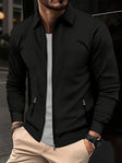 Men's Zip Up Sweatshirt - Full Zip - Pockets - Zip Up Sweater - Men's Jacket