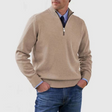 Men's Half Zip Pullover | Knitted | Long Sleeve | Quarter Zip Jumper | Men's Quarter Zip Sweaters