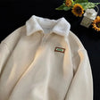 Fleece Pullover | Corduroy | Half Button | Winter Jumper | Men's Jumper
