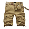 Cargo Shorts - Men's Tactical Long Leisure Shorts with Belt