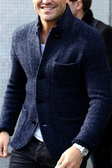 Cardigan Jacket | Button-Up | Slim Fit | Tweed Jacket | Men's Clothing