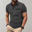 Polo T-Shirt | Button Neck | Breast Pocket | Collared T-Shirt | Men's Polo Shirts