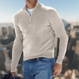 Half Zip Jumper | Knitted | Long Sleeve | Pullover Sweater | Mens Quarter Zip Sweaters