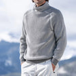 Roll Neck Jumper | Rib Knit | Turtleneck | Winter Pullover | Mens Knit Sweater