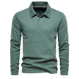Polo Sweater | Turn Down Collar | Regular Fit | Long Sleeve Polo Shirts | Men's Clothing