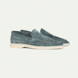 Suede Loafers - Slip-On - Comfortable - Leather Loafers - Men's Shoes