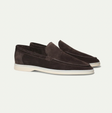 Suede Loafers - Slip-On - Comfortable - Leather Loafers - Men's Shoes