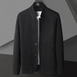 Cardigan Jacket - Men's Button-Up Summer Cardigan with Pockets