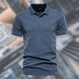 Polo Shirt - Collared - Short Sleeve - Button Neck T-Shirt - Men's T-Shirts