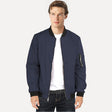 Bomber Jacket | Waistband | Pockets | Zip Up Jacket | Men's Jacket
