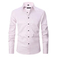 Dress Shirt - Long Sleeve - Stretchy - Non Iron Shirt - Men's Shirt