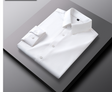 Button-Up Shirt - Stretchy - Long Sleeve - Oxford Shirt - Men's Shirt