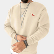 Sweatshirt - Comfy - Round Neck - Pullover Sweater - Men's Clothing