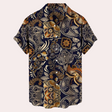 Short Sleeve Shirt | Printed | Lightweight | Button-Up Shirt | Men's Summer Shirt