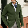 Cardigan – Button-up – Long-sleeved – Men's clothing – Cardigan