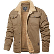 Fleece Lined Jacket | Button-Up | Breast Pockets | Winter Jacket | Men's Jacket