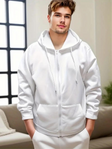 Dustin Hoodie | Men's Plus Size Hoodie with Zipper