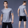 Activewear Set - Men's Two-Piece Sport Shorts and T-Shirt Workout Set