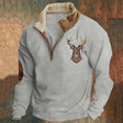 Fleece Pullover - Men's Warm Half Zip Fleece Sweater for Winter