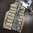 Puffer Vest - Men's Zip-Up Winter Bodywarmer Winter Gilet