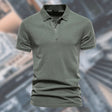 Polo Shirt - Collared - Short Sleeve - Button Neck T-Shirt - Men's T-Shirts