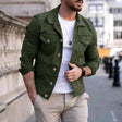 Denim Jacket | Breast Pockets | Slim Fit | Summer Jacket | Men's Jacket