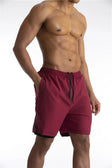2-in-1 Shorts | Pockets | Workout | Running Shorts | Men's Shorts