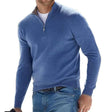 Half-Zip Pullover - Warm Long-sleeved Knitted Sweater for Men