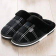Home Slippers - Men's Slip-On Warm Comfy House Slippers for Winter