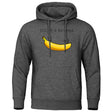 Hoodie - Banana Print - Kangaroo Pocket - Pullover Hoodie - Men's Hoodies