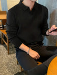 Polo Jumper | Collared | Smart Casual | Knitted Sweater | Men's Clothing