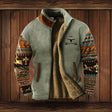 Fleece Jacket - Men's Warm Zip-Up Outdoor Winter Fleece Jacket