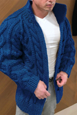 Knitted Cardigan | Button-Up | Cable Knit | Chunky Cardigan | Men's Cardigan