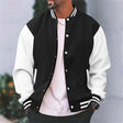 Bomber Jacket - Button-Up - Summer - Baseball Jacket - Men's Jacket