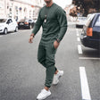Sweatshirt and Jogger Set | Casual | Tracksuit | Two-Piece Set | Men's Clothing
