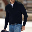 Half Zip Jumper | Knitted | Long Sleeve | Pullover Sweater | Mens Quarter Zip Sweaters