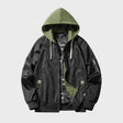 Bomber Jacket - Men's Hooded Zip-Up Windproof Autumn Jacket