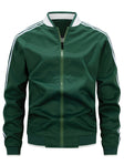 Tracksuit Jacket - Zip-Up - Striped - Sport Jacket - Men's Clothing