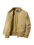 Bomber Jacket - Lightweight - Zip-Up - Windproof Jacket - Men's Jacket