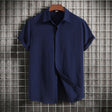 Linen Shirt | Buttoned Up | Lightweight | Short Sleeve Shirt | Men's Summer Clothes