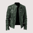 Leatherette Jacket - Regular Fit - Vegan Leather - Biker Jacket - Men's Leather Jacket