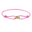 Cord Bracelet - Men's Adjustable Trinity Knot Bracelet